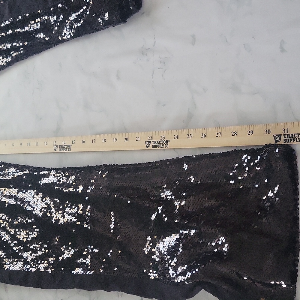 VENUS Black Wide leg Sequin Party Pants  VENUS - Picture 8 of 10